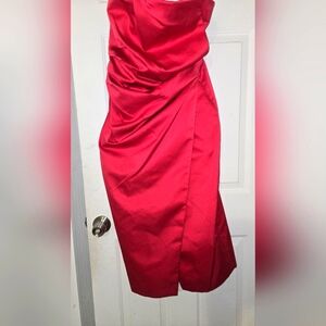 A.L.C. Vibrant Pink Strapless Dress